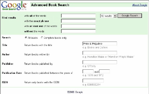 Google Book Search
